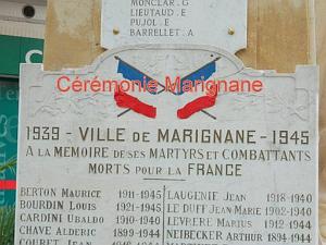 2013 12 05 DECEMBRE d MARIGNANE CEREMONIE MONUMENT AUX MORTS  (1)